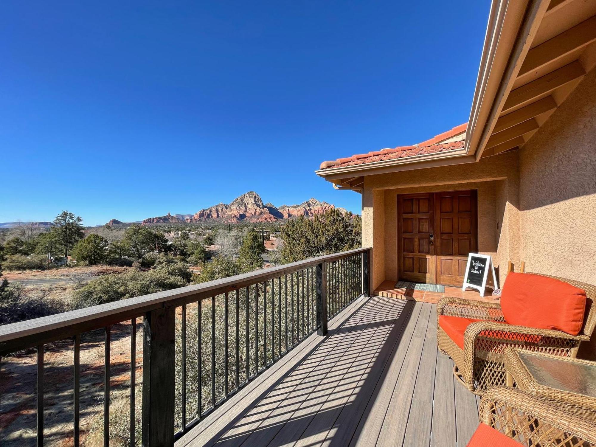 Villa Awe Inspiring Red Rock Views With Hot Tub! Sedona Exterior foto