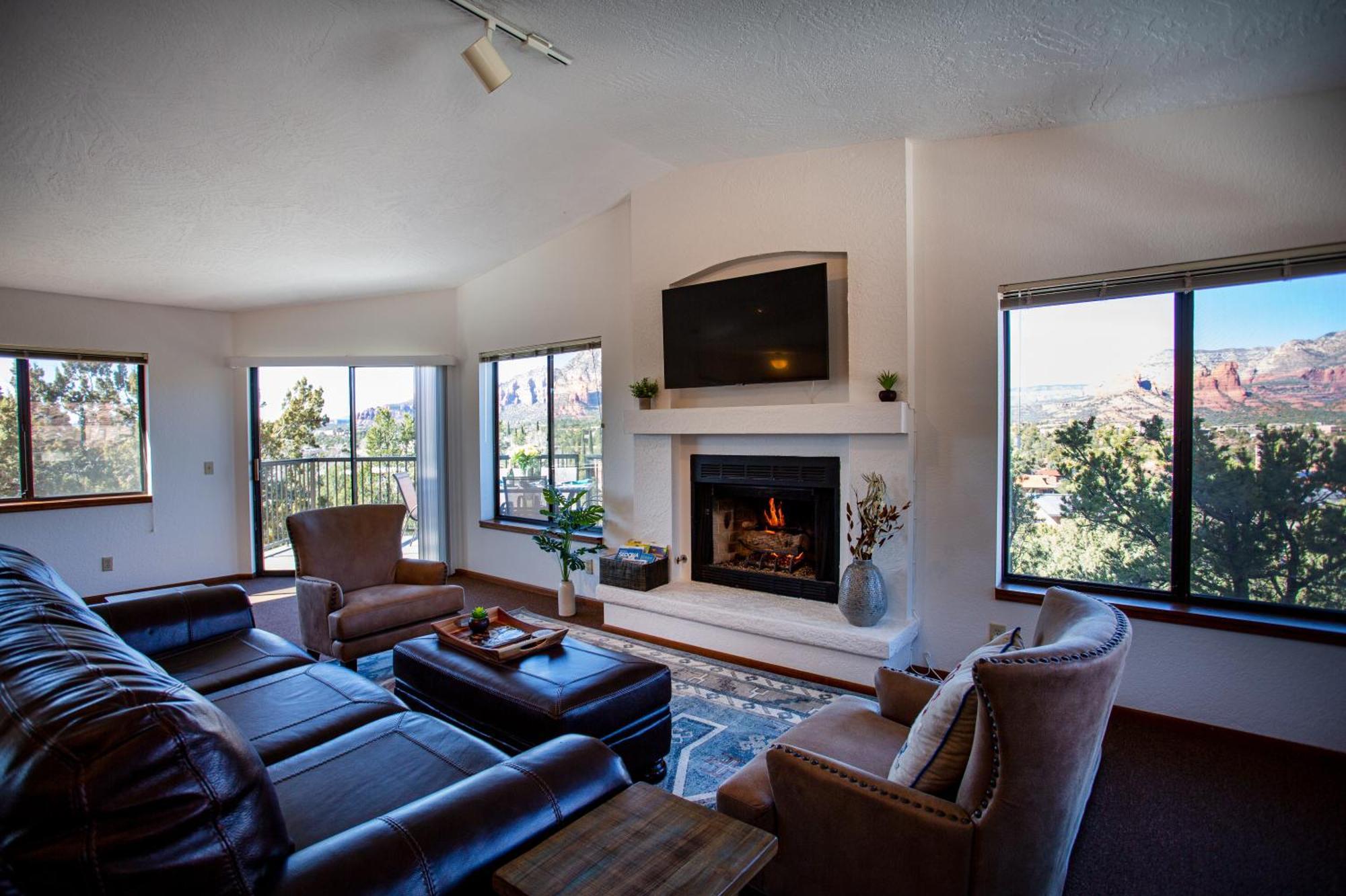 Villa Awe Inspiring Red Rock Views With Hot Tub! Sedona Exterior foto