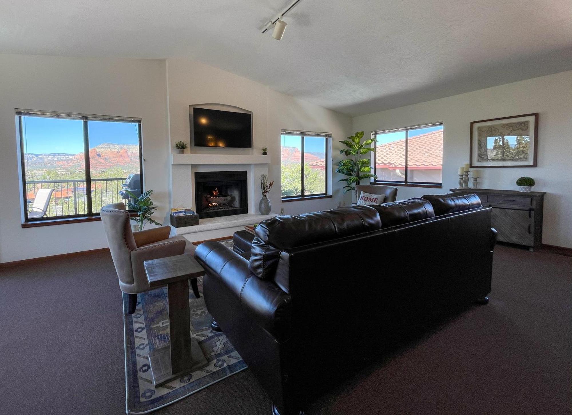 Villa Awe Inspiring Red Rock Views With Hot Tub! Sedona Exterior foto